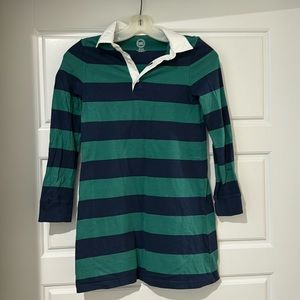 Girls collared shirt dress